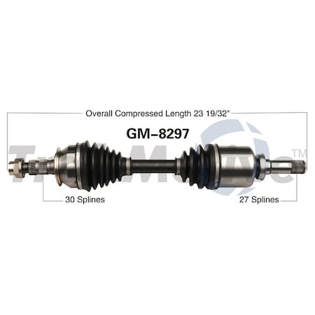 Surtrack Axle Cv Axle Shaft, Gm-8297 GM-8297
